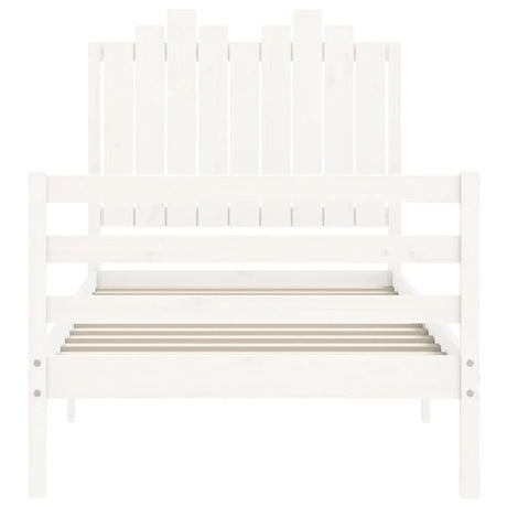 Bed Frame Without Mattress Single Solid Wood