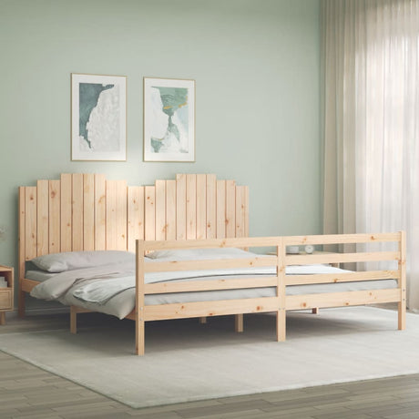 Bed Frame Without Mattress Single Solid Wood