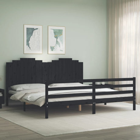 Bed Frame Without Mattress Single Solid Wood