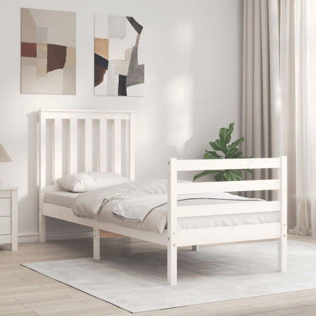 Bed Frame Without Mattress Small Double Solid Wood