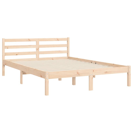 Bed Frame Without Mattress Small Double Solid Wood