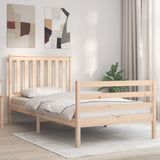 Bed Frame Without Mattress Small Double Solid Wood