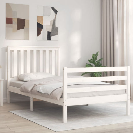 Bed Frame Without Mattress Small Double Solid Wood
