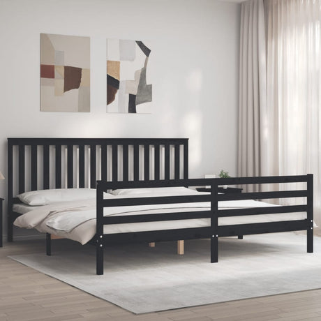 Bed Frame Without Mattress Small Double Solid Wood