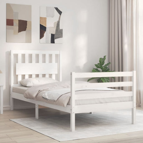 Bed Frame Without Mattress Single Solid Wood