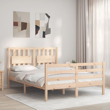Bed Frame Without Mattress Single Solid Wood