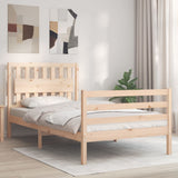 Bed Frame Without Mattress Single Solid Wood