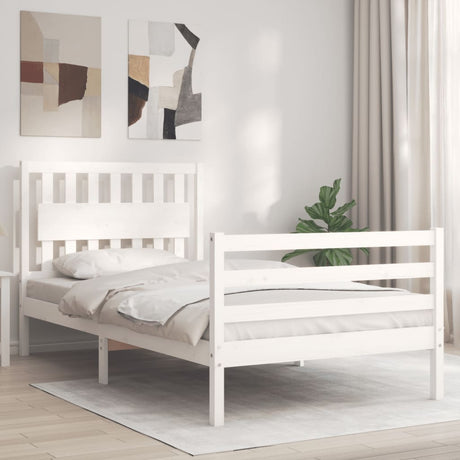 Bed Frame Without Mattress Single Solid Wood