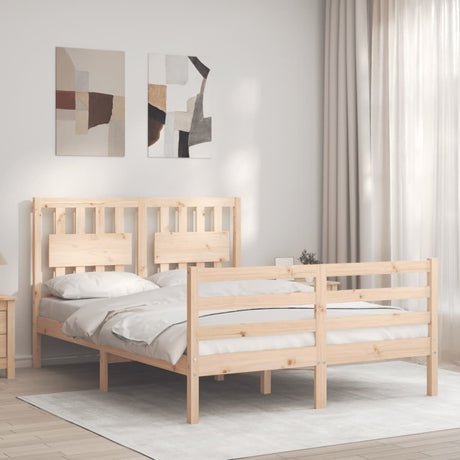 Bed Frame Without Mattress Single Solid Wood