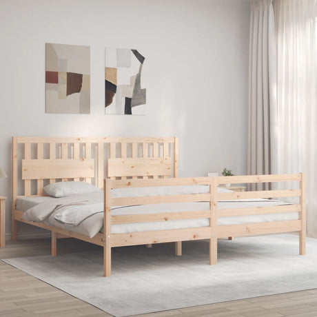 Bed Frame Without Mattress Single Solid Wood