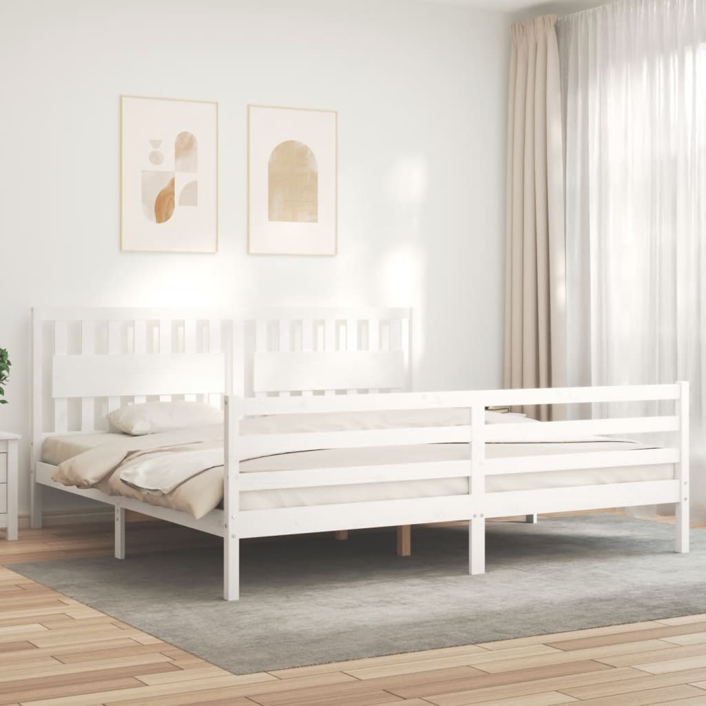 Bed Frame Without Mattress Single Solid Wood