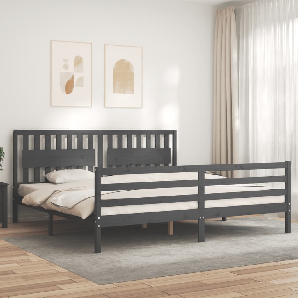 Bed Frame Without Mattress Single Solid Wood