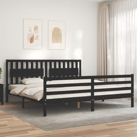 Bed Frame Without Mattress Single Solid Wood