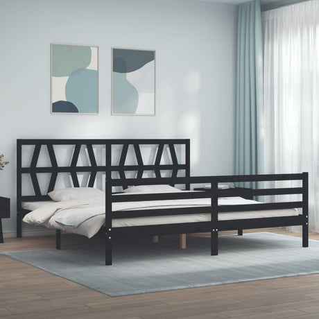 Bed Frame Without Mattress Solid Wood