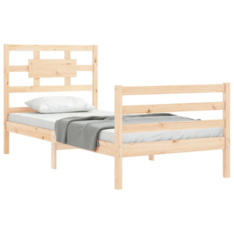 Bed Frame Without Mattress Small Single Solid Wood