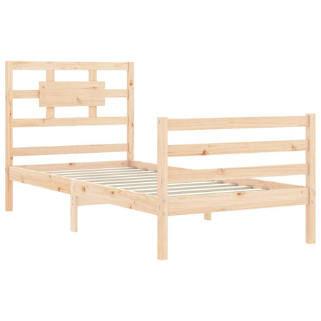 Bed Frame Without Mattress Small Single Solid Wood