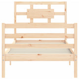 Bed Frame Without Mattress Small Single Solid Wood