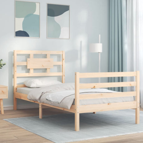 Bed Frame Without Mattress Small Single Solid Wood