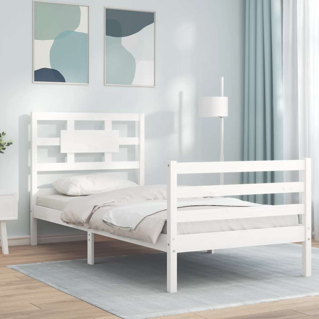 Bed Frame Without Mattress Small Single Solid Wood