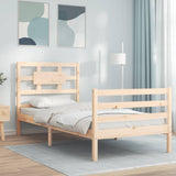 Bed Frame Without Mattress Small Single Solid Wood