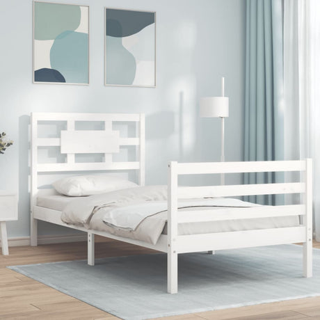 Bed Frame Without Mattress Small Single Solid Wood