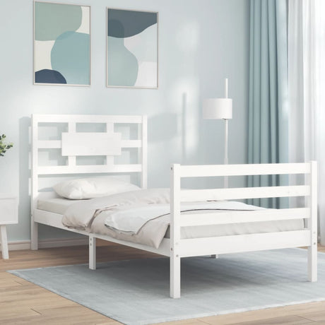 Bed Frame Without Mattress Small Single Solid Wood