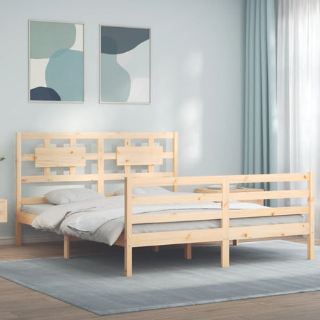 Bed Frame Without Mattress Small Single Solid Wood