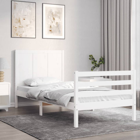 Bed Frame Without Mattress Single Solid Wood