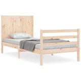 Bed Frame Without Mattress Single Solid Wood