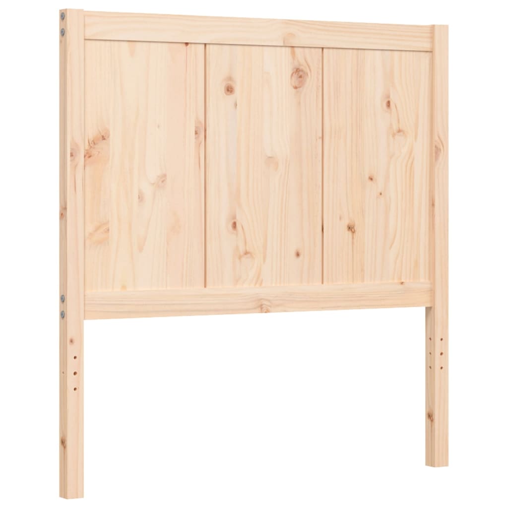 Bed Frame Without Mattress Single Solid Wood
