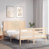 Bed Frame Without Mattress Single Solid Wood