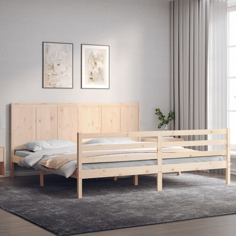 Bed Frame Without Mattress Single Solid Wood