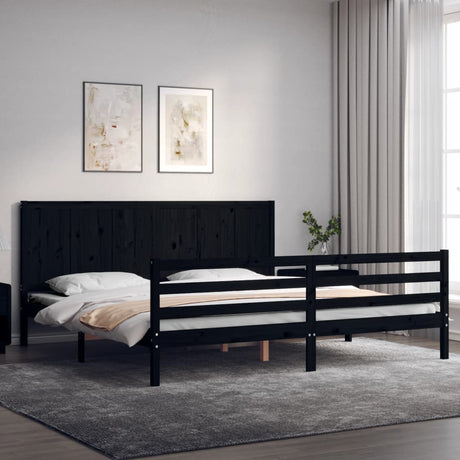 Bed Frame Without Mattress Single Solid Wood