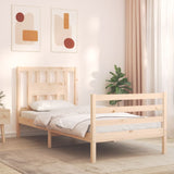 Bed Frame Without Mattress Single Solid Wood