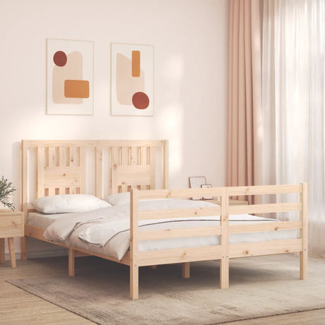 Bed Frame Without Mattress Single Solid Wood