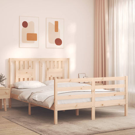 Bed Frame Without Mattress Single Solid Wood