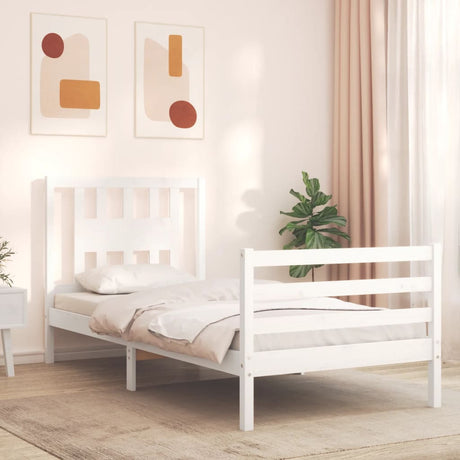 Bed Frame Without Mattress Single Solid Wood