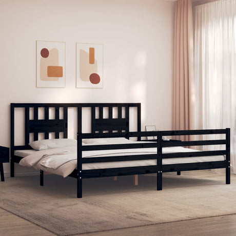 Bed Frame Without Mattress Single Solid Wood