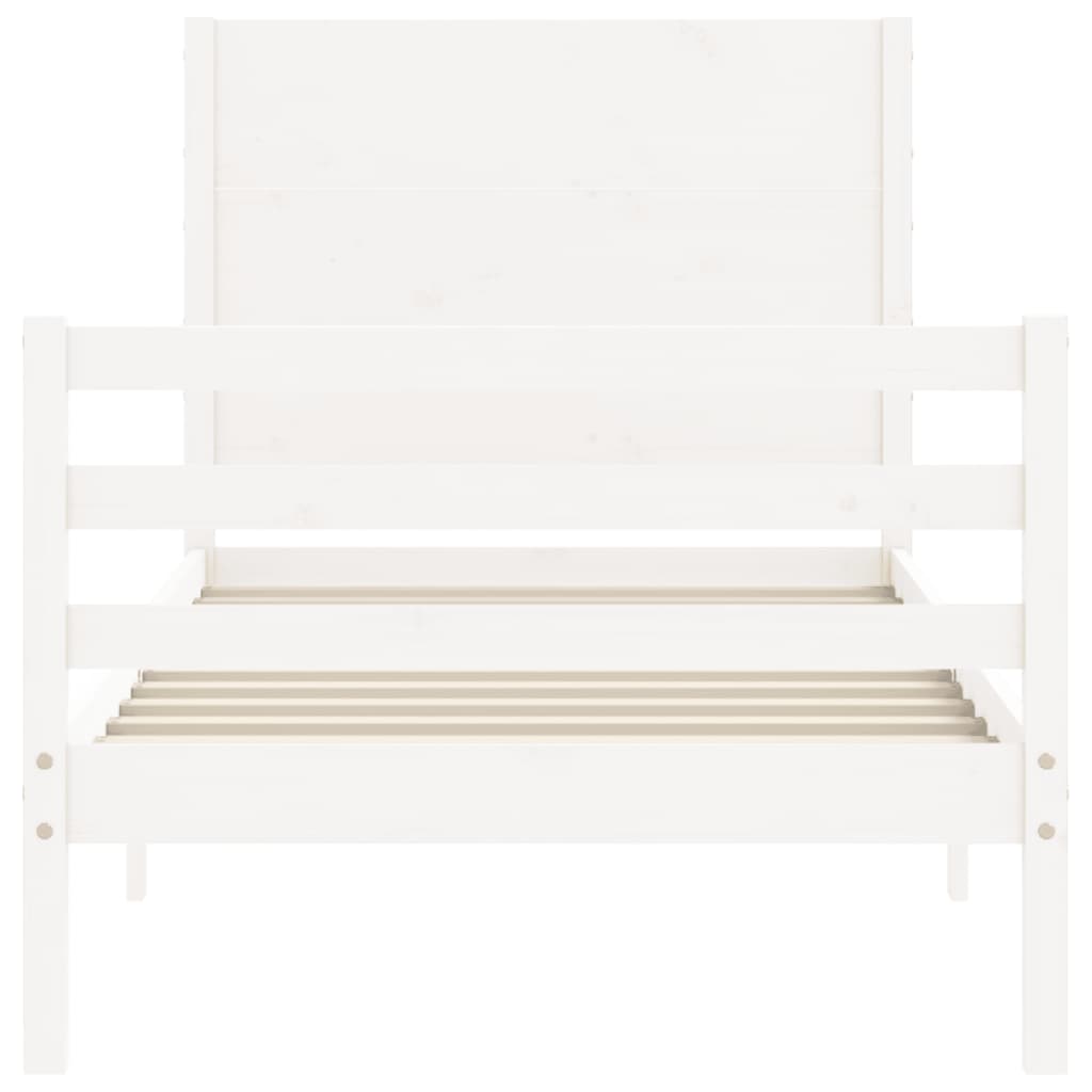 Bed Frame Without Mattress Small Single Solid Wood