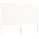 Bed Frame without Mattress White 140x200 cm Solid Wood