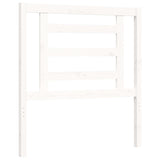 Bed Frame without Mattress White Small Single Solid Wood