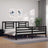 Bed Frame Without Mattress Double Solid Wood