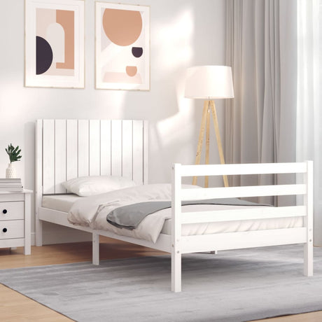 Bed Frame Without Mattress Small Double Solid Wood