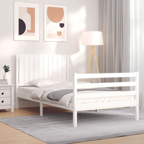 Bed Frame Without Mattress Small Double Solid Wood