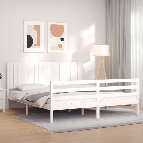 Bed Frame Without Mattress Small Double Solid Wood