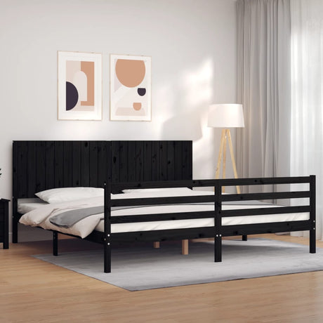 Bed Frame Without Mattress Small Double Solid Wood