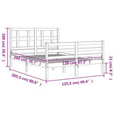 Bed Frame Without Mattress Solid Wood