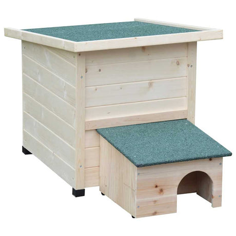 @Pet Hedgehog House Xl 53X65X52Cm Wood White