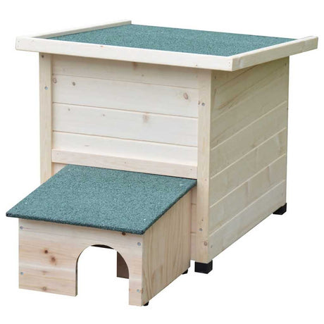 @Pet Hedgehog House Xl 53X65X52Cm Wood White