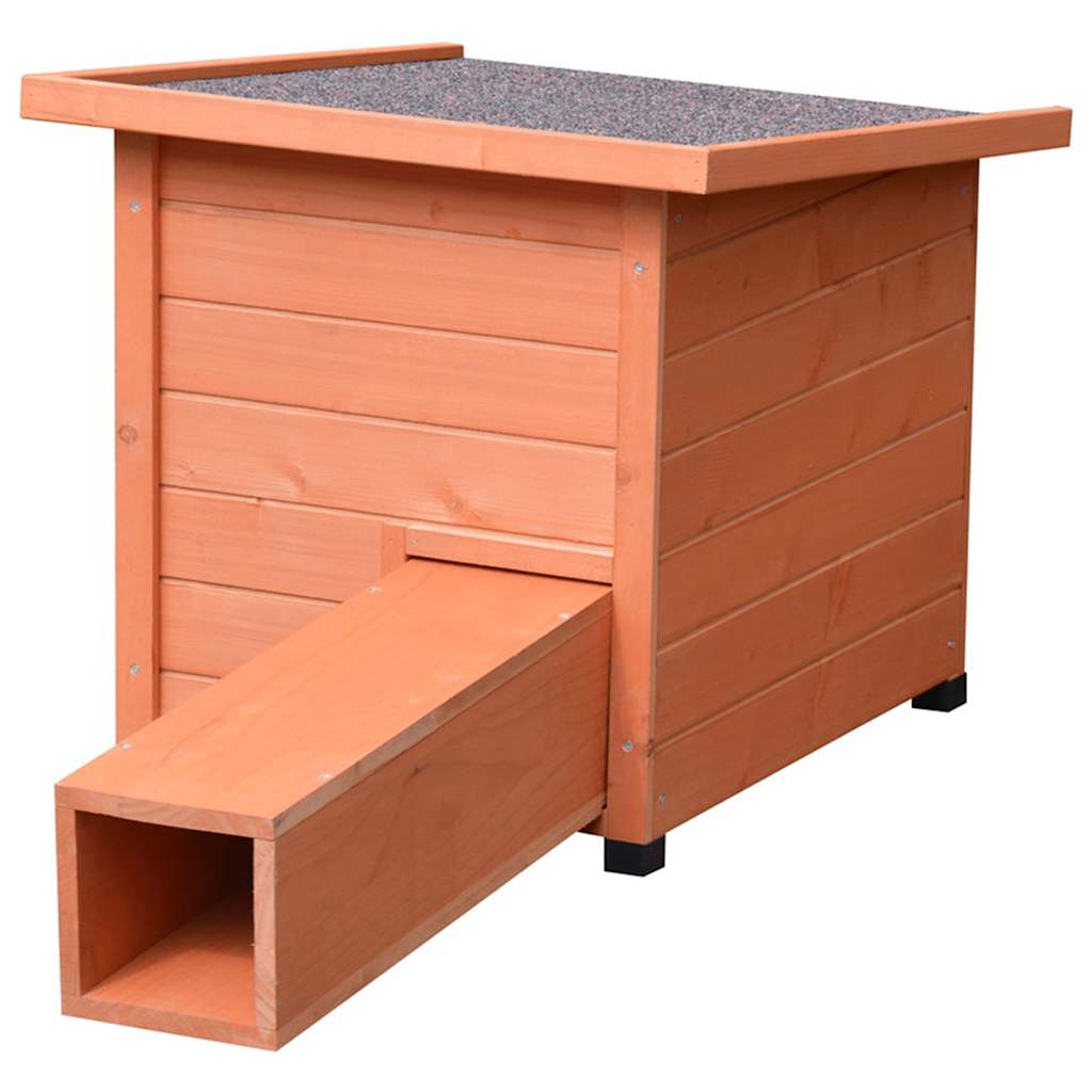 @Pet Hedgehog House Xl 53X65X52Cm Wood Brown